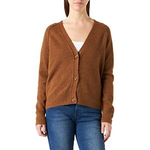 ESPRIT Women's 991ee1i326 Cardigan Sweater, Brown, L