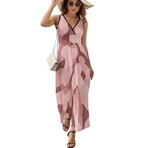 Rivngjde9438 Cute Penis Maxi Dress for Women Sleeveless Long Summer Dresses Beach Dresses A Line L