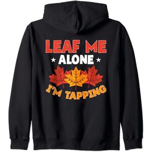 Maple Syrup Clothing Maple Syrup Maple Tree Tapping Zip Hoodie