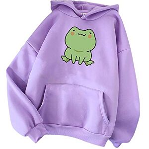 Christmas Sale 231019cyabb354 FunAloe Hoodies For Women Uk Cute Frog Cartoon Print Sweatshirt For Ladies Kawaii Teenage Girl Hoodie Pullover Plain Oversize Jumper For Women Comfy Casual Clothes