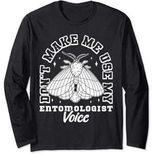 Moth Maple Biologist Entomologist Teacher Wildlife Moth maple insect lamp lepidopterist collector wildlife Long Sleeve T-Shirt