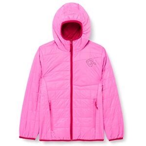 Rock Experience REJJ01201 GOLDEN GATE PACK HOODIE PADDED Jacket Women's 0834 SUPER PINK+2000 CHERRIES JUBILEE 8/128