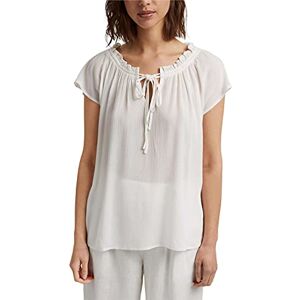 ESPRIT Women's 051ee1f335 Blouse, Off White (110), 8