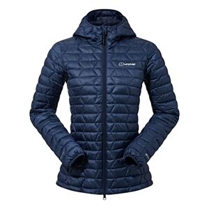 Berghaus Women's Cuillin Synthetic Insulated Hooded Jacket, Durable Design, Water Resistant, Dusk/Navy Blazer, 14