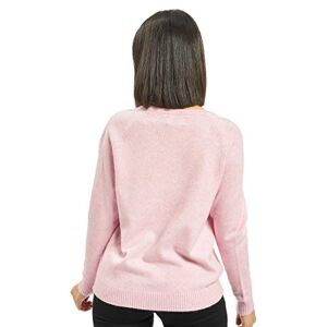 Only Nos ONLY Women's Onllesly Kings L/s Pullover KNT Noos Sweater, Multicolour (Light Pink Detail: with Melange), X-Small