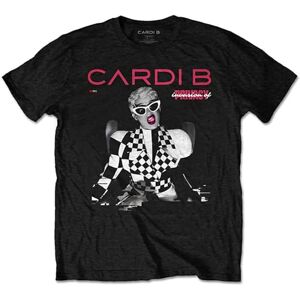 1PCS Cardi B - Unisex T- Shirt - Transmission - Casual Round Neck T Shirt Black 3XL