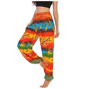 Janly Clearance Sale Womens Jeans, Men Women Thai Harem Trousers Boho Festival Hippy Smock High Waist Yoga Pants for Summer Holiday