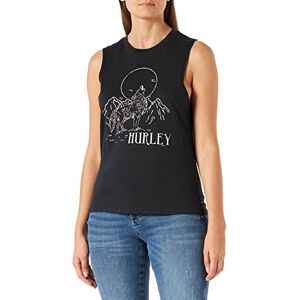 Hurley Women's Yote Two Washed Muscle Tank T-Shirt, Marshmallow, S