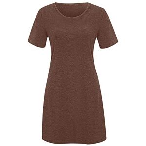 Janly Clearance Sale Womens Mini Dress, Fashion Women Casual Short Sleeve O-Neck Solid Ladies Loose Mini Dress,Easter Day Deal