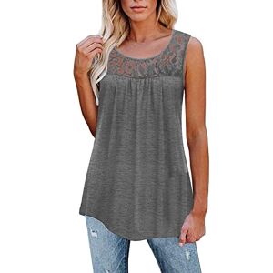 Clearance Sale Items Cocila Womens Loose Sleeveless Plus Size Printed Tank Tops Basic Ruffle Sling Camisole Ladies Vest