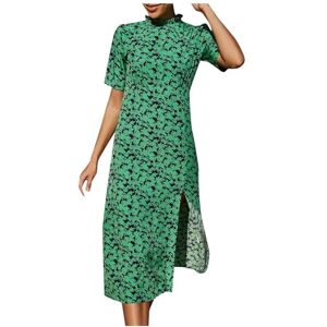 Women's Shirt Dress Short Half Sleeve V Neck Solid Color Summer Casual Dresses Midi Dress for Women Polka Dot Dress for Women sun dresses for women plus size summer skirt elasticated waist