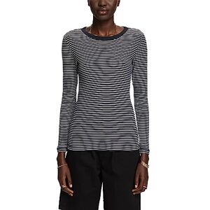 ESPRIT Women's 991ee1k377 T-Shirt, Black, XS