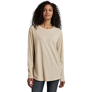 G-STAR RAW Women's Lash Fem Loose Top, Beige (brown rice D21372-4107-D309), XS