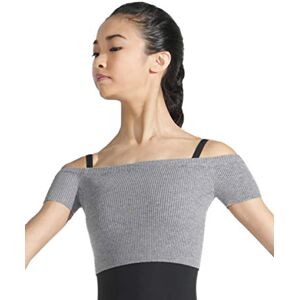 Capezio Women 11383W Cropped Sweater - HEATHER GREY, X-Small