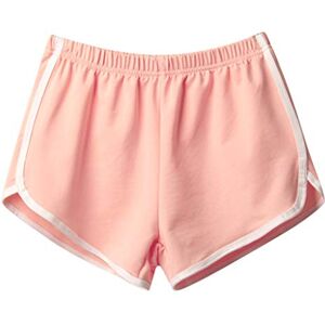 Yellsong Womens Summer Shorts Summer Pockets Casual Drawstring Elastic Shorts for Women Hiking Outgoing Shorts Trousers Breathe Beach Shorts UK Outdoor Casual Cotton Athletic Travel Beach Shorts Pink