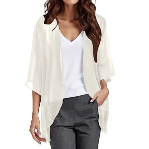 Winter Jackets For Women Uk Clearance White Kimono Cover Up UK Womens Cardigan Sweaters Long Sleeve UK Ladies Floral Cardigan Long Sleeve Sheer Cardigan UK Long High Low Cardigan UK Same Day Delivery Items Prime Todays Daily Deals Colla