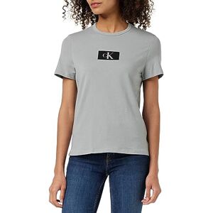Calvin Klein Women's S/S Crew Neck 000QS6945E T-Shirts, Grey (Grey Heather), XL