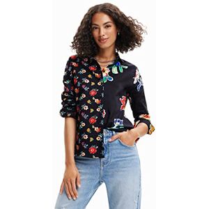 Desigual Women's Cam_singapur 2000 Shirt, Black, M