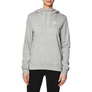 Nike DQ5415-063 W NSW CLUB FLC FNL HOODIE STD Sweatshirt Women's Gray/white Size M