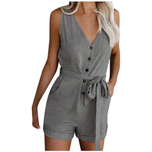 Deal Of The Day Women S Ribbed Long Sleeve Jumpsuit Sleeveless Casual UK Sale Ladies Pyjamas Animal Print Square Collar Sport Biker Short Rompers Women Trousers Elasticated Waist Plus Size St Patricks Day