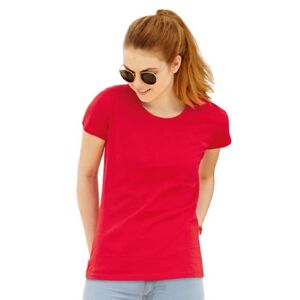 Fruit of the Loom Ladies Fit Valueweight Colours Short Sleeve Cotton T-Shirt