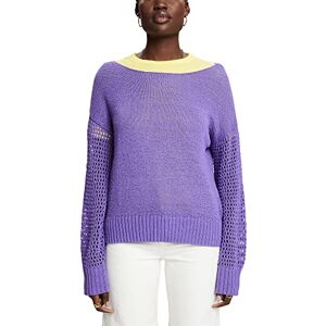 ESPRIT Women's 033ee1i304 Sweater, Purple, S