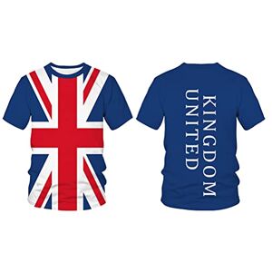 Msling Jubilee T Shirt, Union Jack Flag T-Shirt, Union Jack T Shirt Women,British Flag Mens T Shirt,Short Sleeve Top,for Boys Girls, Crew Neck Design, Patriotic Costume, S - 6XL Available