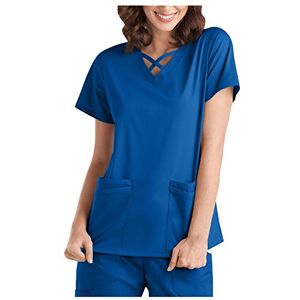 Bsjj Scrubs Uniforms Women,Women Short Sleeve V-Neck Shirts Working Uniform Christmas Scrub Tops Cute Cartoon Print Graphic T-Shirt Tunic Blouse Loose with Pockets