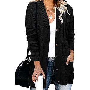 Summer Cardigans for Women UK, Jersey Long Sleeve Pocket Cardigan, Boyfriend Cardigan Black, UK Sale, Cardigan Coat, Boyfriend Cardigan for Women, Women Crochet Knitted Oversized Cardigan,