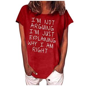 Summer Tops For Women Uk 0427a2327 FunAloe Letter Printed Graphic Tee,Long Shirts for Women to Wear with Leggings,Short Sleeve Blouse,Tunic Tops for Women UK,Elegant,T Shirts for Women Loose Fit,Earth Day Shirts,Basic Shirts Women