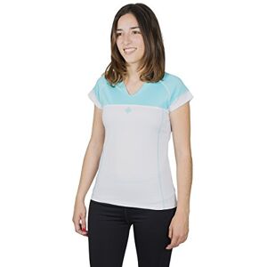 Izas Muska Women's Short Sleeve T-Shirt, womens, Short0Sleeved T-Shirt, 8434076475684, Blue Curacao/white, XS