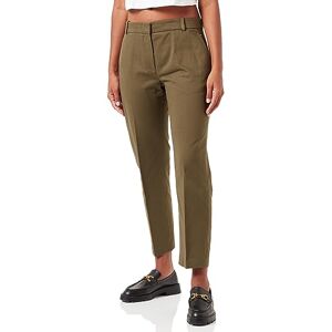 Tommy Hilfiger Women's Essential Slim Straight CO Chino WW0WW39866 Woven Pants, Army Green, 34