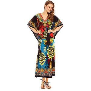 Esd New Ladies Oversized Maxi Kimono Kaftan Tunic Kaftan Dress Teal 20809 43754(Label Size 27)