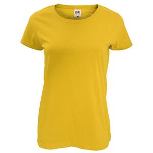 Fruit of the Loom Womens/Ladies Short Sleeve Lady-Fit Original T-Shirt (XS) (Sunflower)