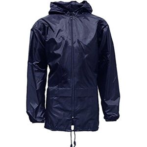 shelikes Adults Mens Womens Unisex Kagool Rain Jacket_JKT336_PlusSizeKagool_Navy_3XL