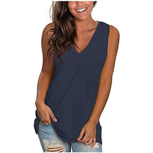 Summer Tops For Women Uk 0521a730 FunAloe Cami Tank Tops for Women Loose Summer Shirts UK Plus Size Top Vest Tops Women Long V Neck Sleeveless Tops Plain Long Top T-Shirt Pullover Tops Elegant Navy Ladies Union Jack T Shirt Clearance