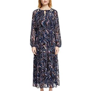 ESPRIT Women's 023eo1e346 Dress, Navy, 8