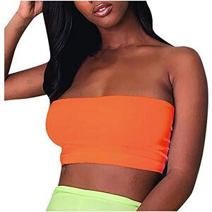 Womens Tops 230516hhxdxuk98292 xinxinyu T Shirts for Women UK Y2K Tops Vest Top Women Spaghetti Strap Camisole Peplum Tops Wrap Tops for Women UK Ladies Fashion Crop Tops Blouse for Vacation Gym School Office Wedding Orange