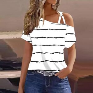 Women Tops And Blouses On Sale NSICBMNO Women's T Shirts Running Top Camisole Sleeveless T-Shirt Loose Tank Top Oversized T Shirts Dressy Blouses Work Tops Ladies Baggy Oversized Batwing Tops Sale Clearance 3/4 Sleeve Tops White