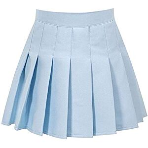 Janly Clearance Sale Womens Mini Dresses, Women's Fashion High Waist Pleated Mini Skirt Slim Waist Casual Tennis Skirt for Holiday