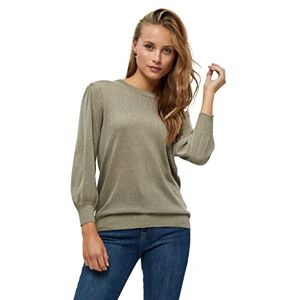 Redefined Fashion Minus Mersin Round Neck 3/4 Sleeve Knit Pullover, Beige Jumpers For Women Uk, Spring Ladies Jumpers, Size XS