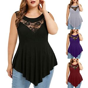 Summer Tops For Women Uk 0505a599 FunAloe Women Tops,Plus Size Tops for Women,O-Neck Asymmetric,Lace Blouse,Tunic Tops for Women UK,Flowy Tops for Women,High Low Tops for Women,Womens Peplum Tops,Baby Doll Tops for Women