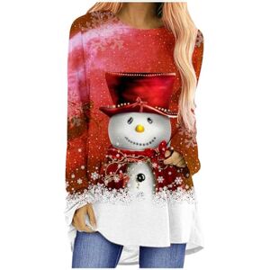 Black Friday Deals! Christmas !! Ladies Tunics 3/4 Sleeve Plus Size Tops for Women Crew Neck Loose Fit Flowy Clothing for Leggings Casual Swing Tops Basic T Shirt Cute Clothes Party Elegant Tops Soft Undershirt