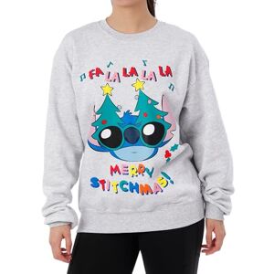 Disney Stitch Christmas Jumper Womens Christmas Jumper Lilo And Stitch Gifts For Women Grey XL