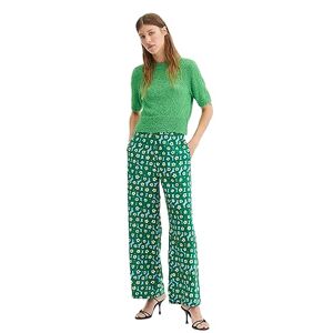 Compañía Fantástica Compania Fantastica Floral Print Lightweight Viscose LENZING™ ECOVERO™ Trousers Green