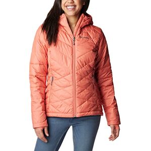 Columbia Women's Heavenly Hooded Puffer Jacket, Faded Peach, M