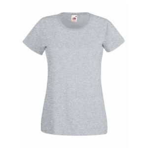 Fruit of the Loom Lady fit Valueweight T Shirt SS050 (XS, Heather Grey)