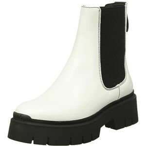 Hugo Boss Women's Kris ChBootie-C, White, 3.5 UK