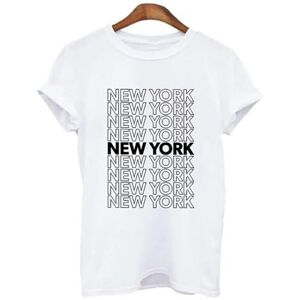 XYMJT T Shirts For Women Womens Shirts Summer Simple White T-shirt For Lady Top Tee Hipster-36532-xxl