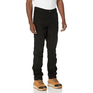 Carhartt Men's Rugged Flex Straight Fit Canvas 5-Pocket Tapered Work Pant, Black, 38W / 30L
